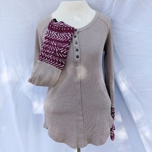 Free People Alpine Cuff Thermal Almond Size Large